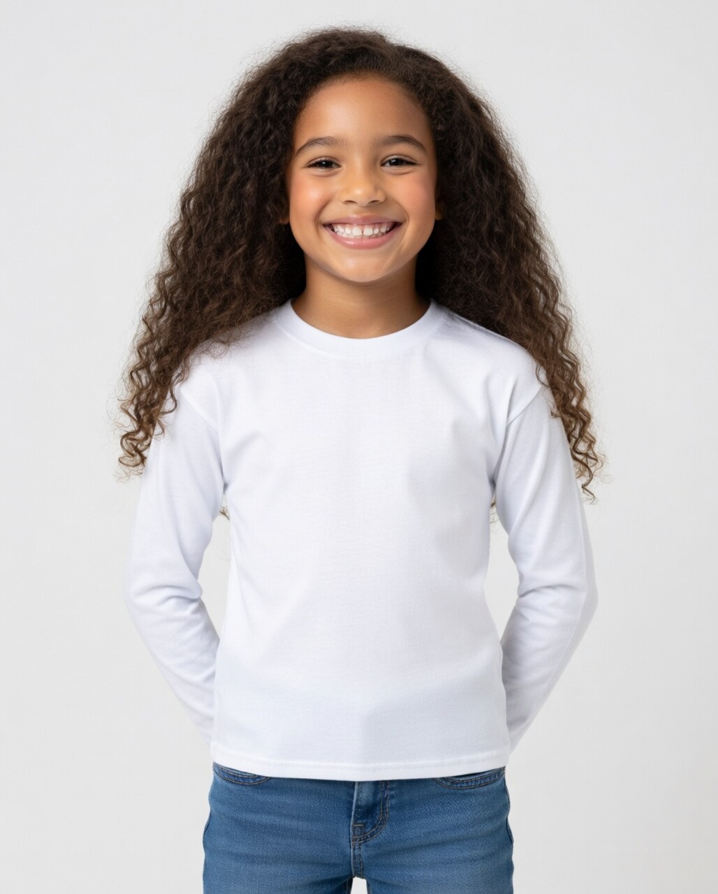 Gildan Heavy Cotton Youth Long Sleeve T-Shirt – Kids Basic Crewneck Tee for Everyday Comfort